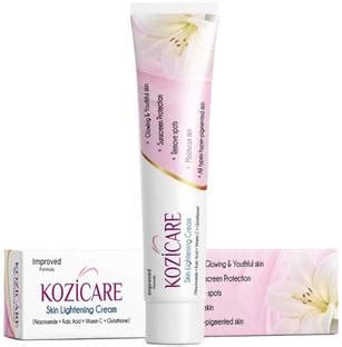 Kozicare Skin Lightening Cream with Kojic Acid, Arbutin, Glutathione ...