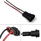 Cloudsale H8/H11 Male Socket Connector For Headlights Fog Lights ...