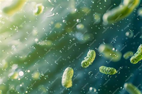 Premium Photo | Closeup of denitrifying bacteria converting nitrates to nitrogen gas in ...