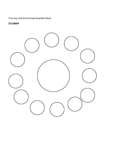 Image result for Ecomap Template