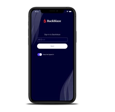 Image result for Backblaze Mobile-App
