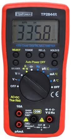 Tekpower TP2844R True RMS Auto-ranging Digital Multimeter For General ...