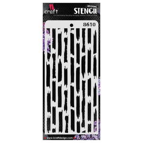 iCraft Layering Stencils - 4 x 8" - 8610| Art Lounge
