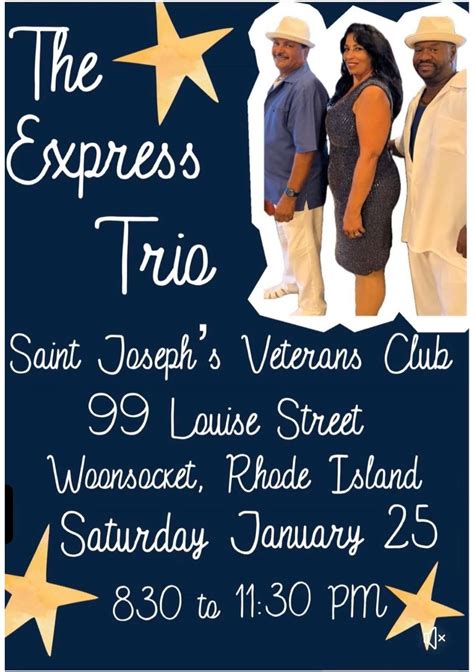 ?? The Express Trio debuts @ St. Joes! ??, 99 Louise St, Woonsocket, RI ...