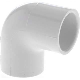 Value Collection 3/4" PVC Plastic Pipe 90° Elbow Schedule 40, Slip x ...