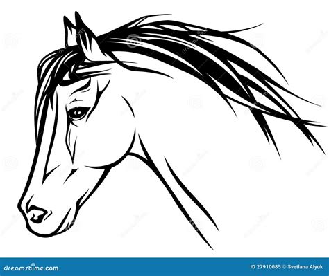 Horse Outline Drawing