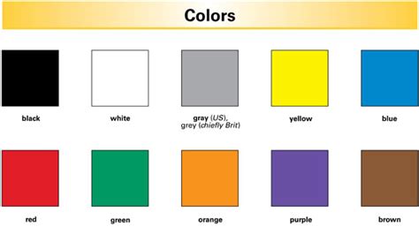 Image result for Color Dictionary