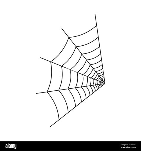 Halloween simple black spider webs vector design. Halloween ...