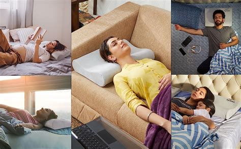 Buy TYNOR Contoured Cervical Pillow, Grey, Universal Size, 1 Unit ...