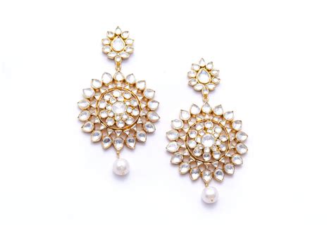 ChaandSitaara Polki Bali Pure 925 Silver – Twenty One Jewels