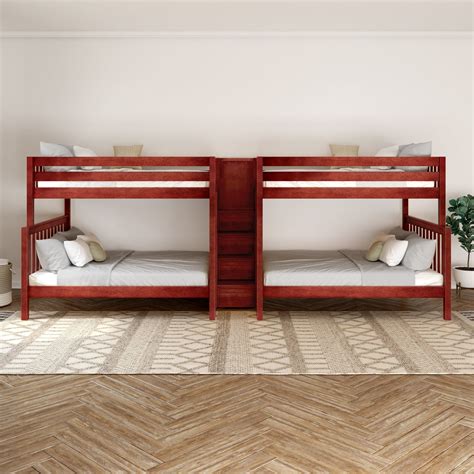 Bunk Beds With Stairs Queen at Fanny Payton blog