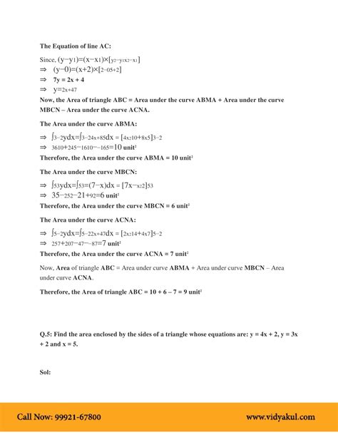 Image result for Application of Integrals Class 12 Extra Questions