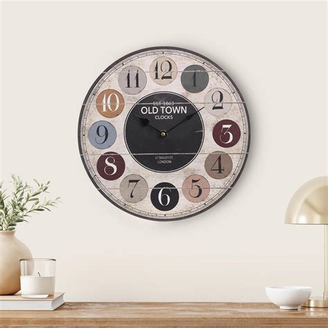 Buy Casablanca Wooden Wall Clock - 30cm from Home Centre at just INR 599.0