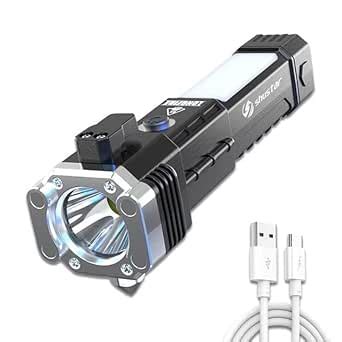 MRP ENTERPRISE Torch Light,LED 3W Torch Light Rechargeable Torch ...