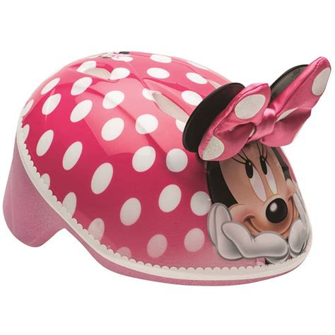 Bell Disney Minnie Mouse 3D Kids' Bicycle Helmet, Pink Polka Dots ...