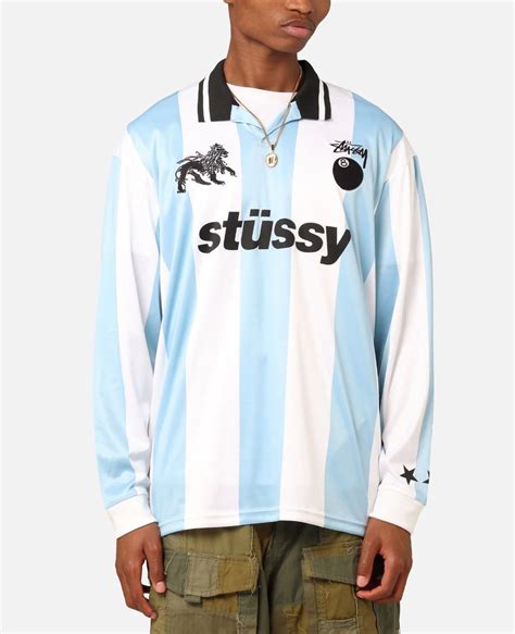 Stussy Stussy Football Polo Long Sleeve Jersey | Grailed