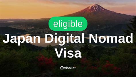 Japan Digital Nomad Visa for Netherlands citizens 2025 - Visa List