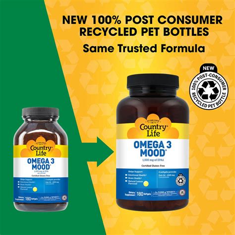 Buy Country Life Omega 3 Fish Oil Supplement - High Concentration EPA ...