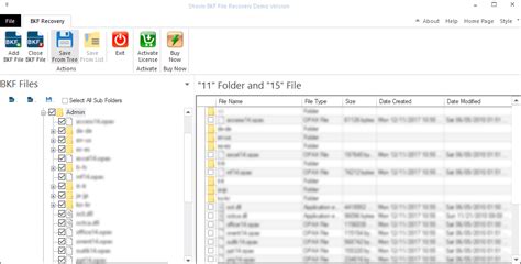 Open BKF File 的图像结果