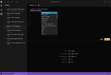 Open SQL 的图像结果