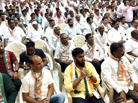 A worker dialogue program was held by the Congress at Pardi, the ...