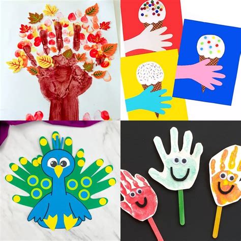 12 Handprint Clipart Set Kids Handprint Images For Moms