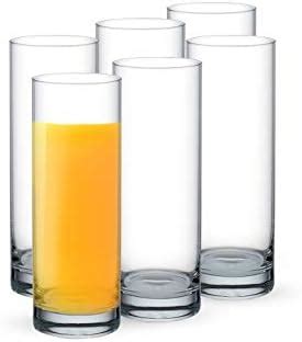Buy Borosil Vision Glass 350 ml Set of 6 pcs Transparent Drinking Glass ...