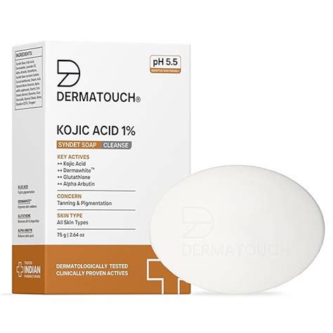 Buy DERMATOUCH Kojic Acid 1% Soap with Glutathione | For Pigmentation ...