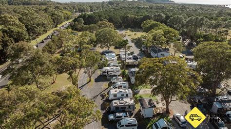 Coledale Beach Camping Reserve, South Coast, New South Wales, Australia ...