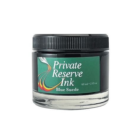 PRIVATE RESERVE, Ink Bottle - PREMIUM Inks BLUE SUEDE (60mL). — SWASTIK ...