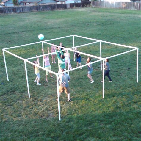 Volley Square | Youth group games, Backyard games, Yard games