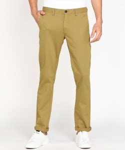 INDIAN TERRAIN Regular Fit Men Brown Trousers - Buy INDIAN TERRAIN ...