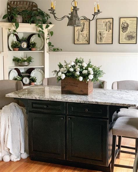 40 Beautiful And Elegant Kitchen Island Centerpieces You Will Love ...