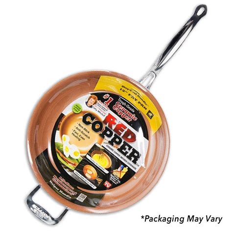 Red Copper Pan | Original Ceramic Non-Stick Red Copper Pan – BulbHead ...