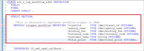 Create and Implement the Workflow Handler Class | SAP Tutorials