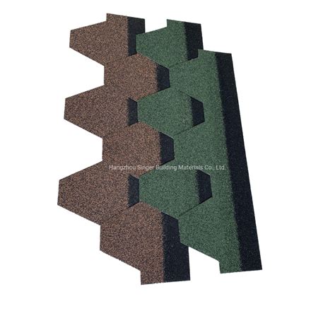 Vietnam Roofing Asphalt Shingles Mosaic Double Bent Spanish Red Types ...
