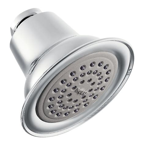 Moen Eva Chrome 3.375-in Round Fixed Shower Head 2.5 GPM 6303 at Lowes.com