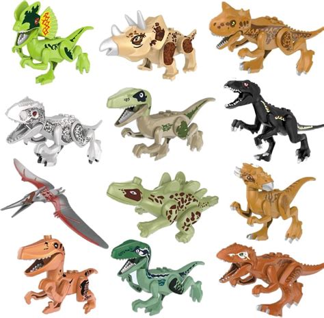 Buy YANWA 12 x Dinos Fight Jurassic World Dinosaur Tyrannosaurus Park ...