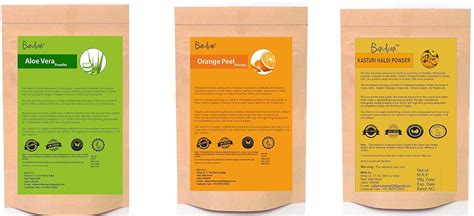 100% Pure and Organic Aloevera & Kastoori Haldi & Orange Peel Powder ...