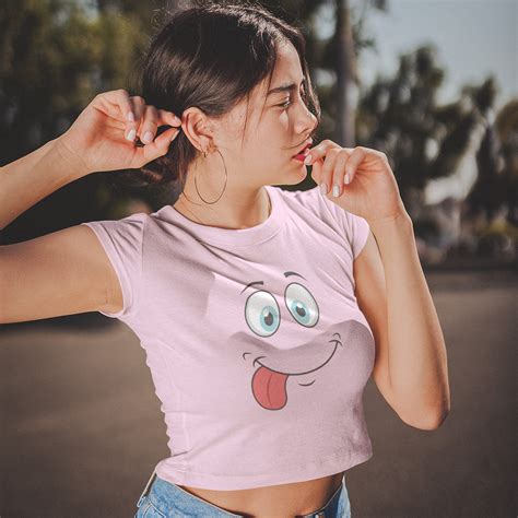 Smiley - Crop Top – The Mean Indian Store