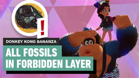Donkey Kong Bananza - Every Hilltop Layer Fossil Location