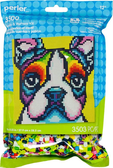 Perler Beads Rainbow Terrier Dog Pattern and Fuse India | Ubuy