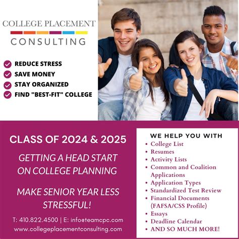 2024 & 2025 students and parents!! Now is the time to start planning ...