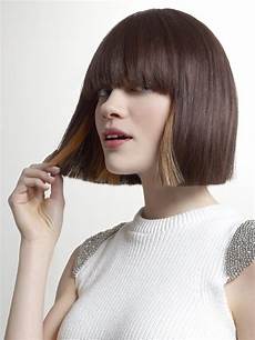 two tone bob hairstyles two toned bob with a cutting line and soft fringe two tone bob hairstyles two toned bob with a cutting line and soft fringe