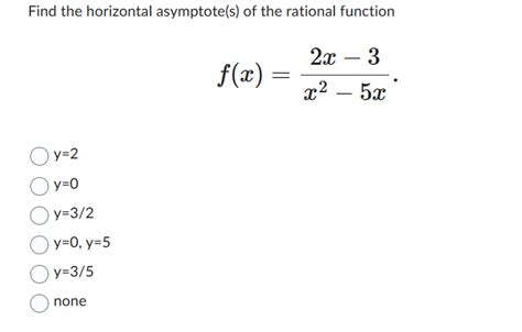 Find Horizontal Asymptote Rational Function 的图像结果