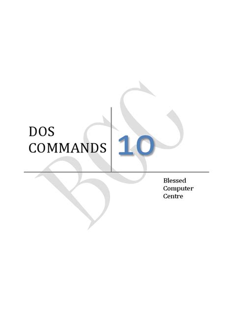 Image result for DOS Command Instructions