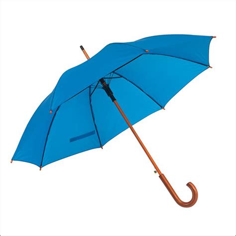 Plain Two Fold Red Umbrella Manufacturer, Wooden Straight Umbrella Supplier