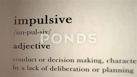 Impetuous Definition