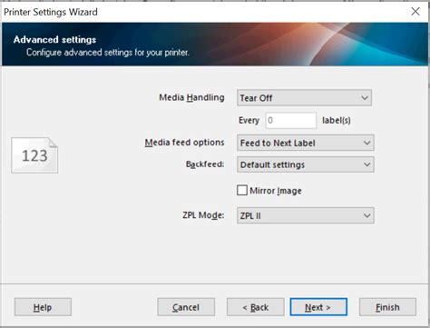Image result for Zebra Printer Settings