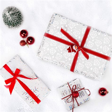 White Christmas Wrapping Paper